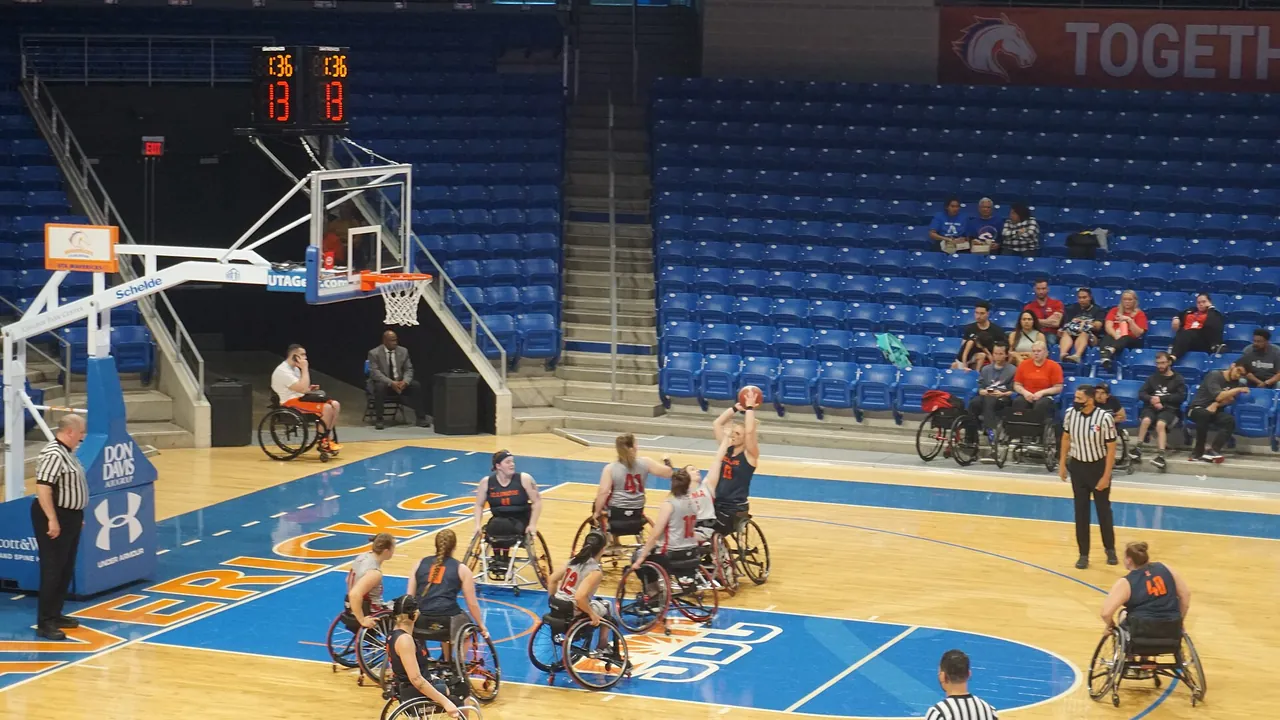 2022 National Intercollegiate Wheelchair Basketball Tournament Women's Championship (Illinois vs. Alabama) 07 (in-game a