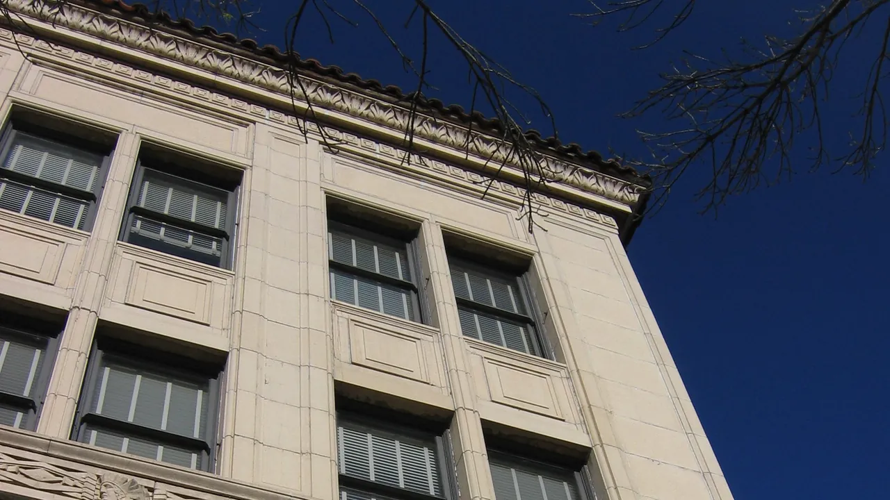 Bank of Italy Merced facade remade