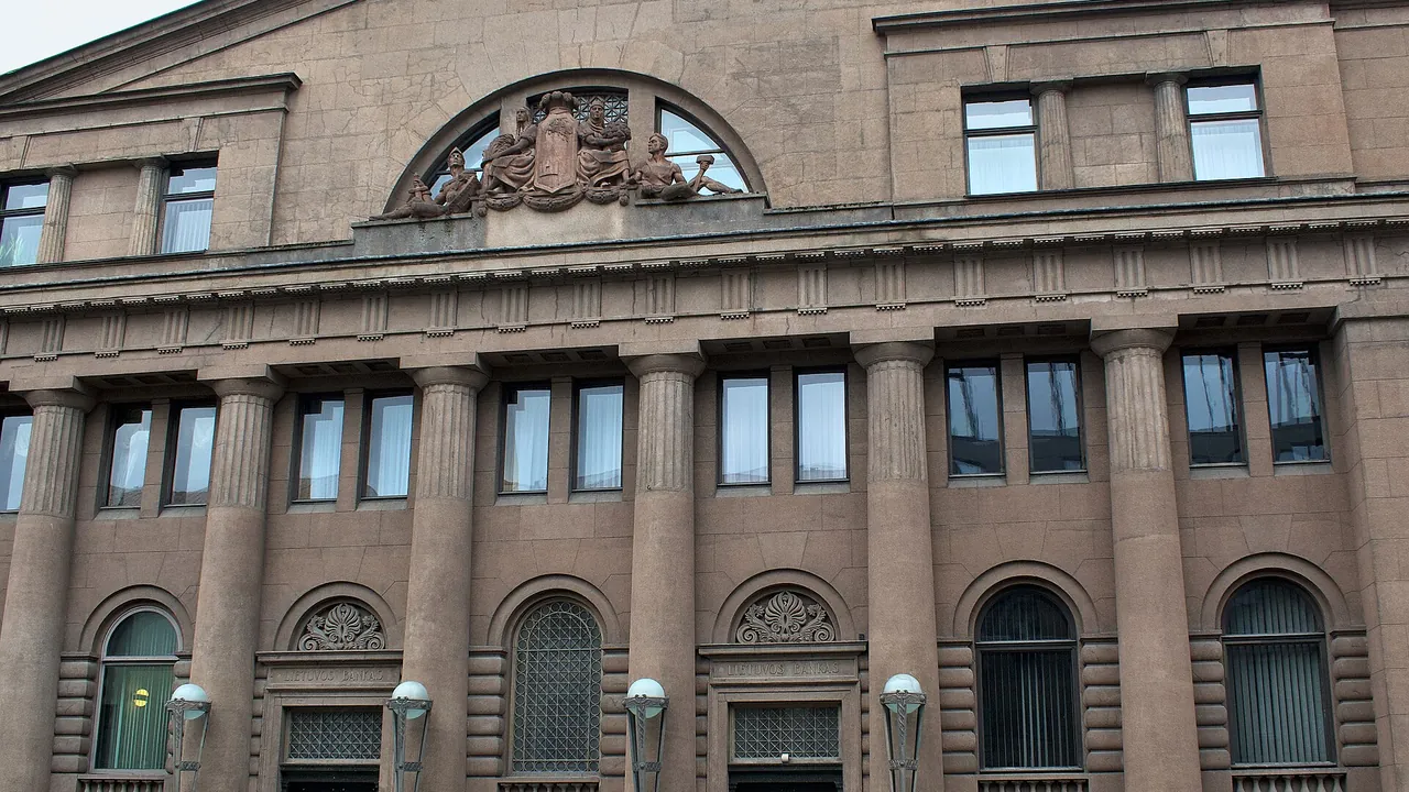 Bank of Lithuania, Eastern Facade, Kaunas, Lithuania, 1924 - 1927
