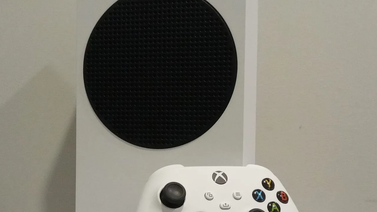 Xbox Series S with controller