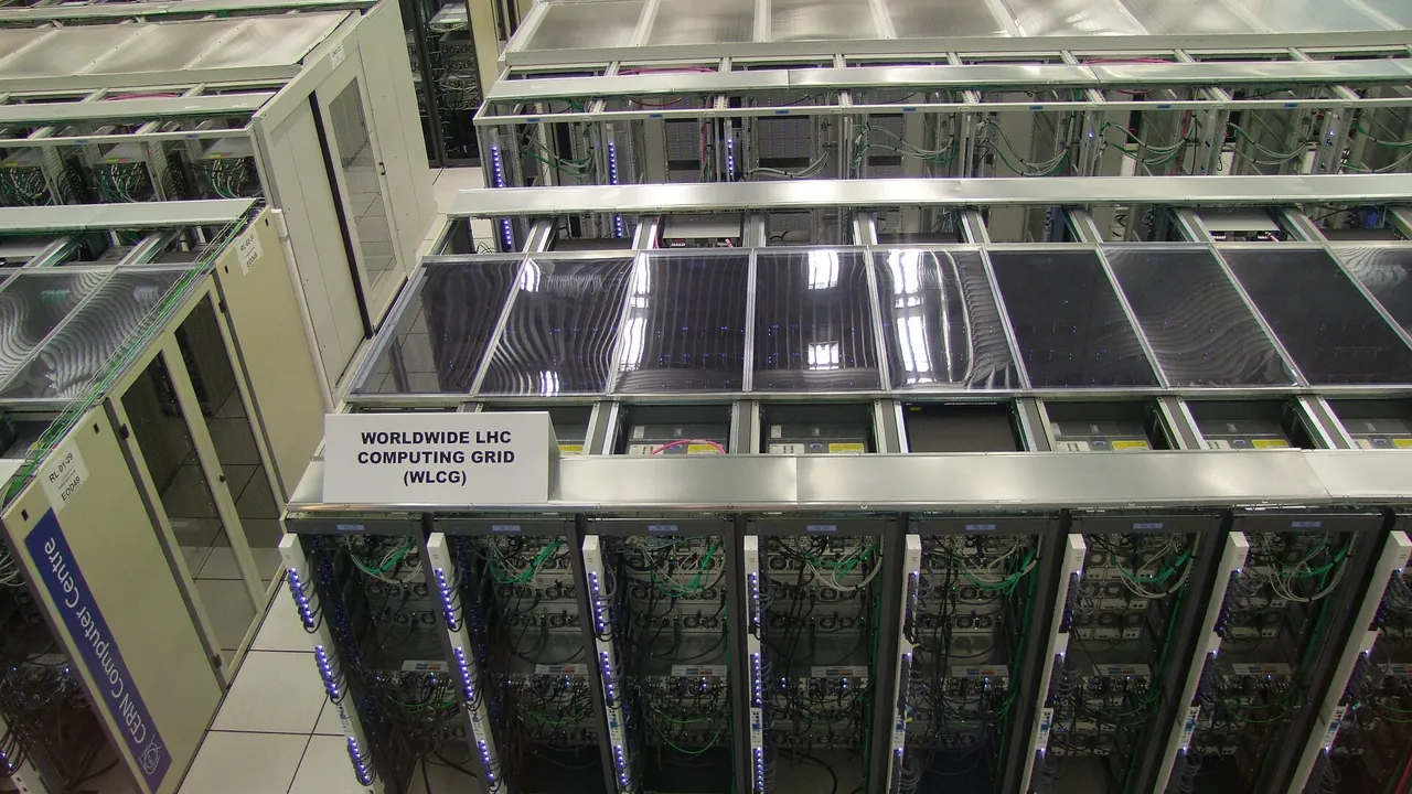 Rack of Worldwide LHC Computing Grid