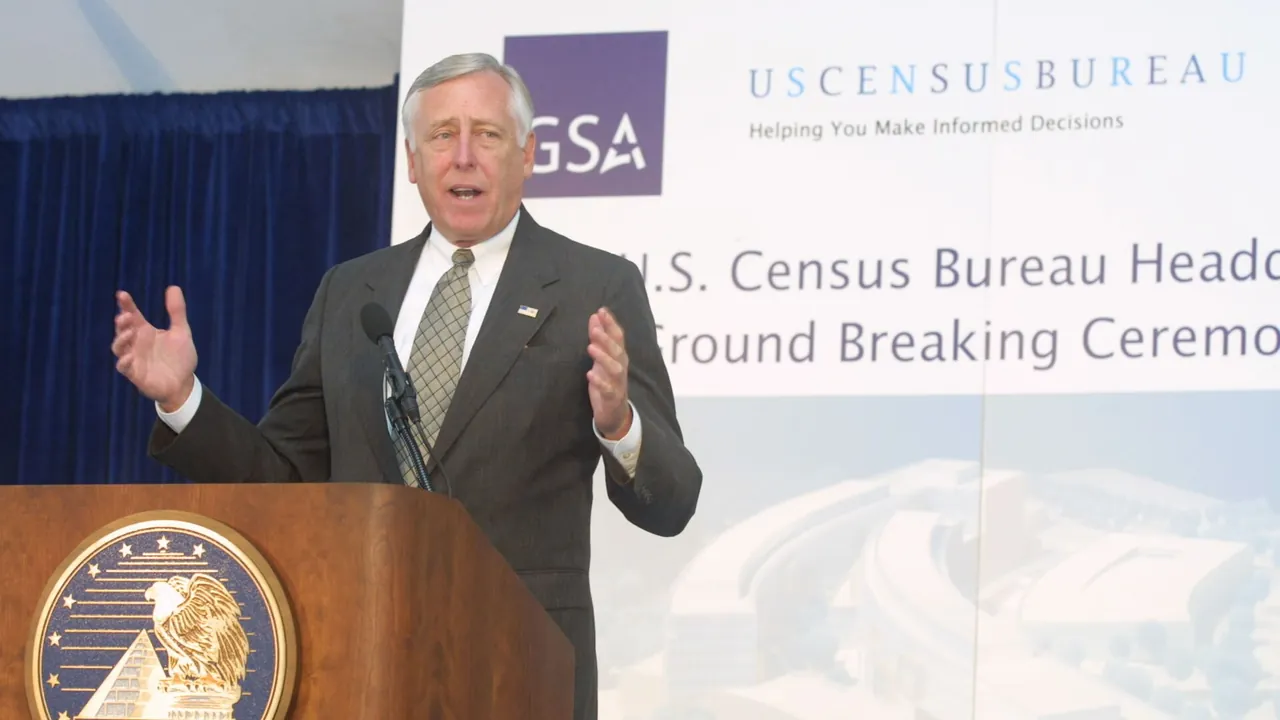 Steny Hoyer at a Census Bureau function