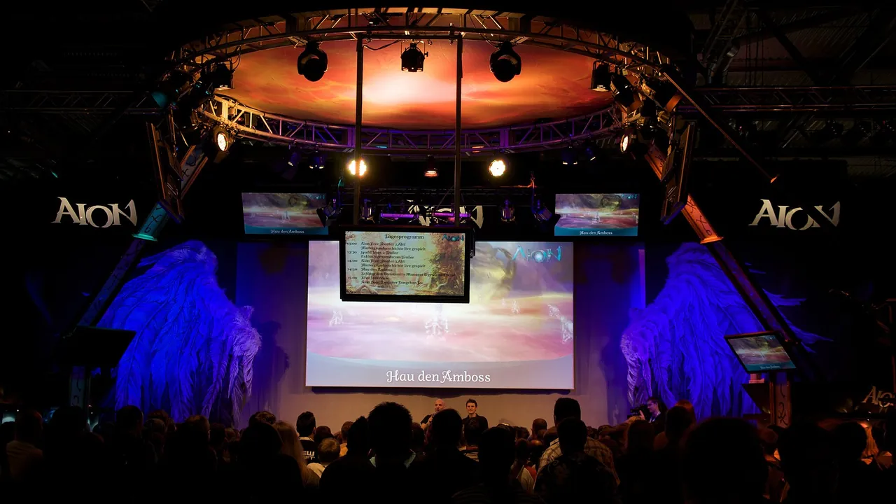NCSoft booth - Flickr - map