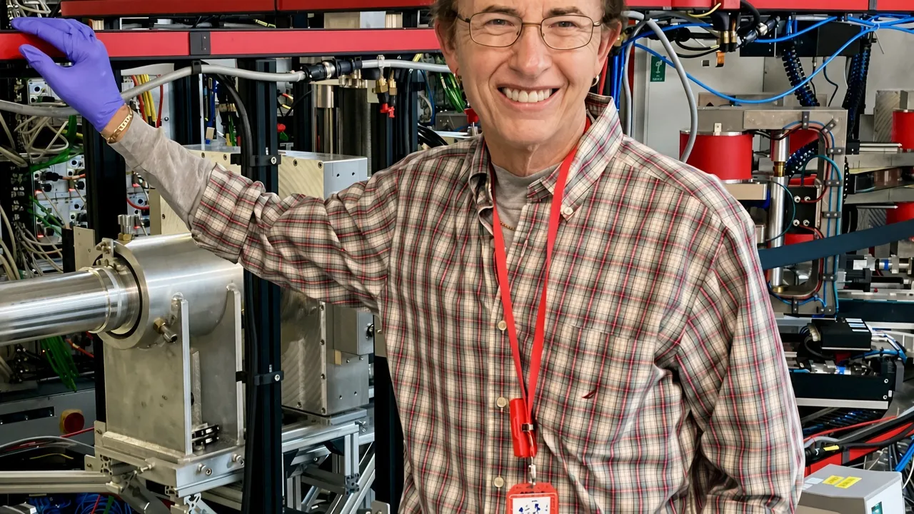 Hubert King at Larmor Beamline, ISIS neutron and muon source, Rutherford Appleton Laboratory
