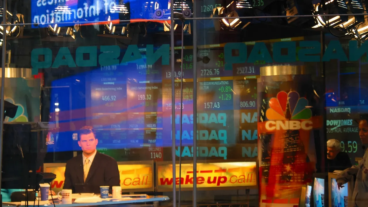 CNBC Wake Up Call at NASDAQ MarketSite