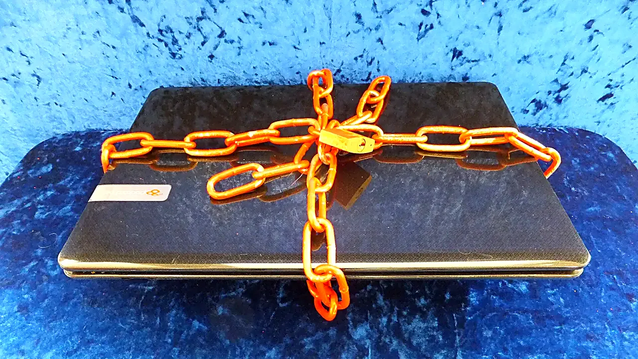 Secured laptop