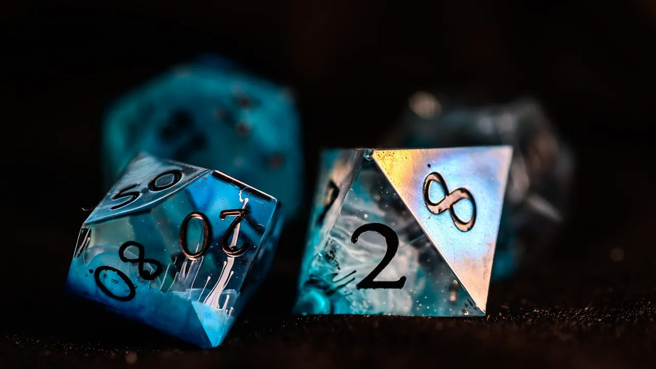 Self-made polyhedral dice 02