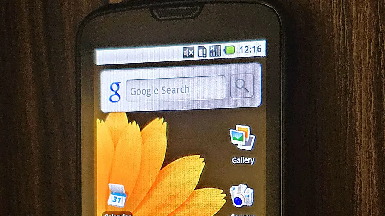 Samsung Galaxy i7500 Home Screen
