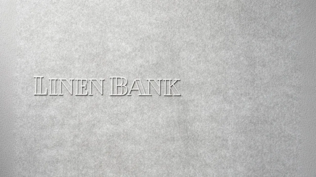 Linen Bank A4 backlit watermarks