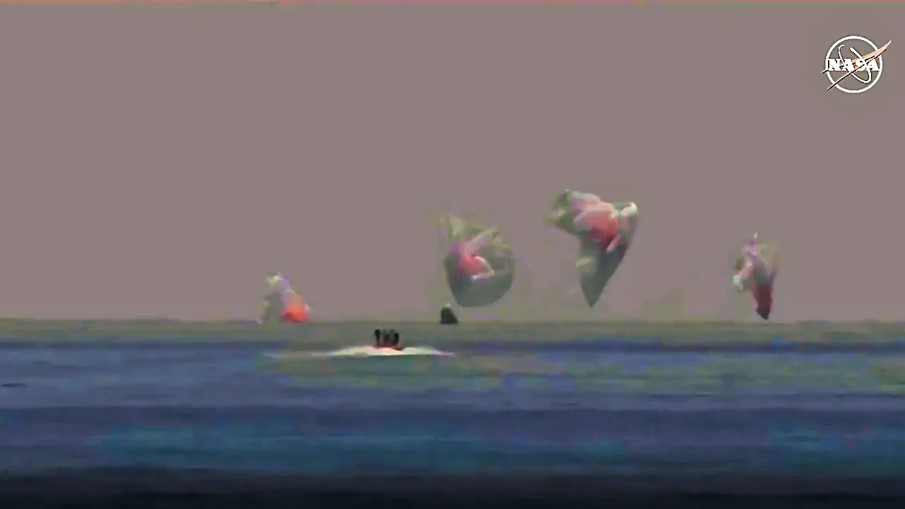 Crew Dragon Demo-2 landing