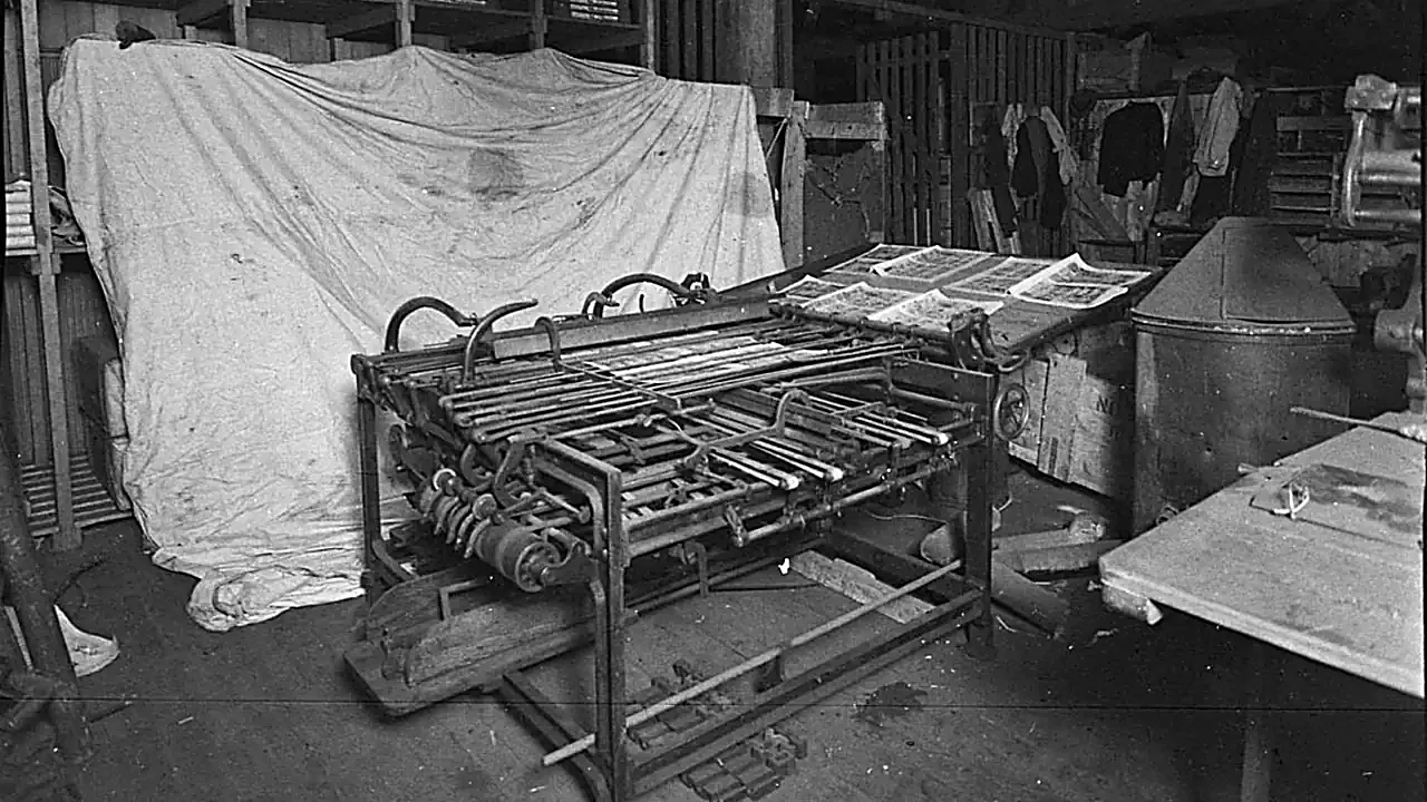 SLNSW 13039 A printing press copy from French newspaper for Mr Saurdin