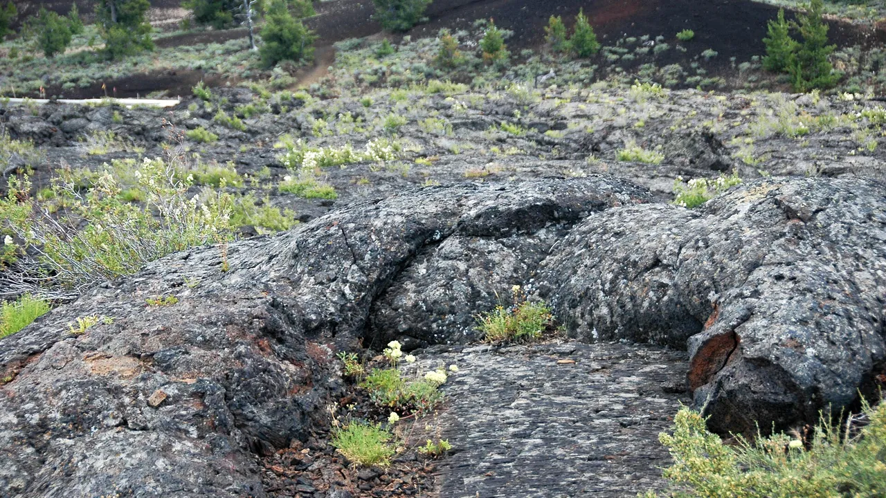 Basalt lava flow squeeze-up (North Crater Flow, Holocene, 2.2-2.4 ka; Craters of the Moon Lava Field, Idaho, USA) 11