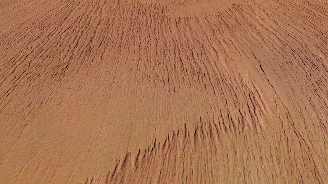 'Yardangs' on the surface of Mars ESA239525