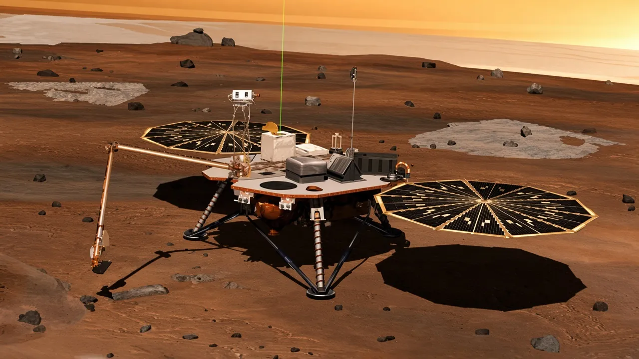 Phoenix Lander on Mars Artist Concept