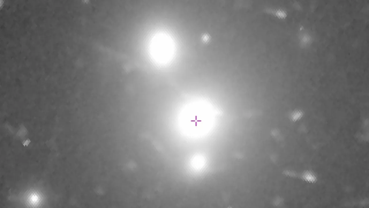 HST-wideV image of Abell 697 BCG