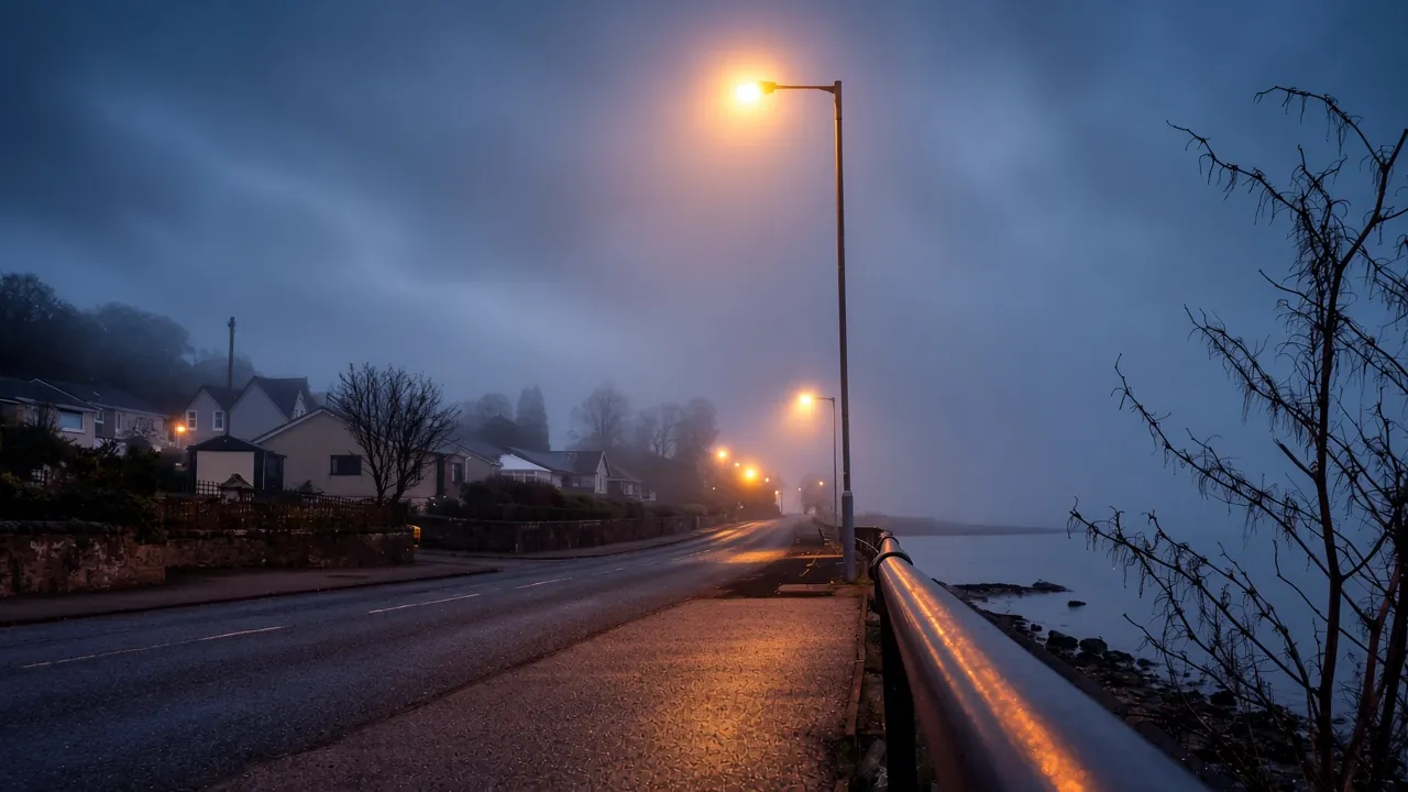Foggy dawn at Innellan - geograph.org.uk - 2687403