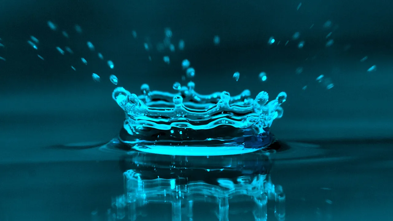 A water droplet splash