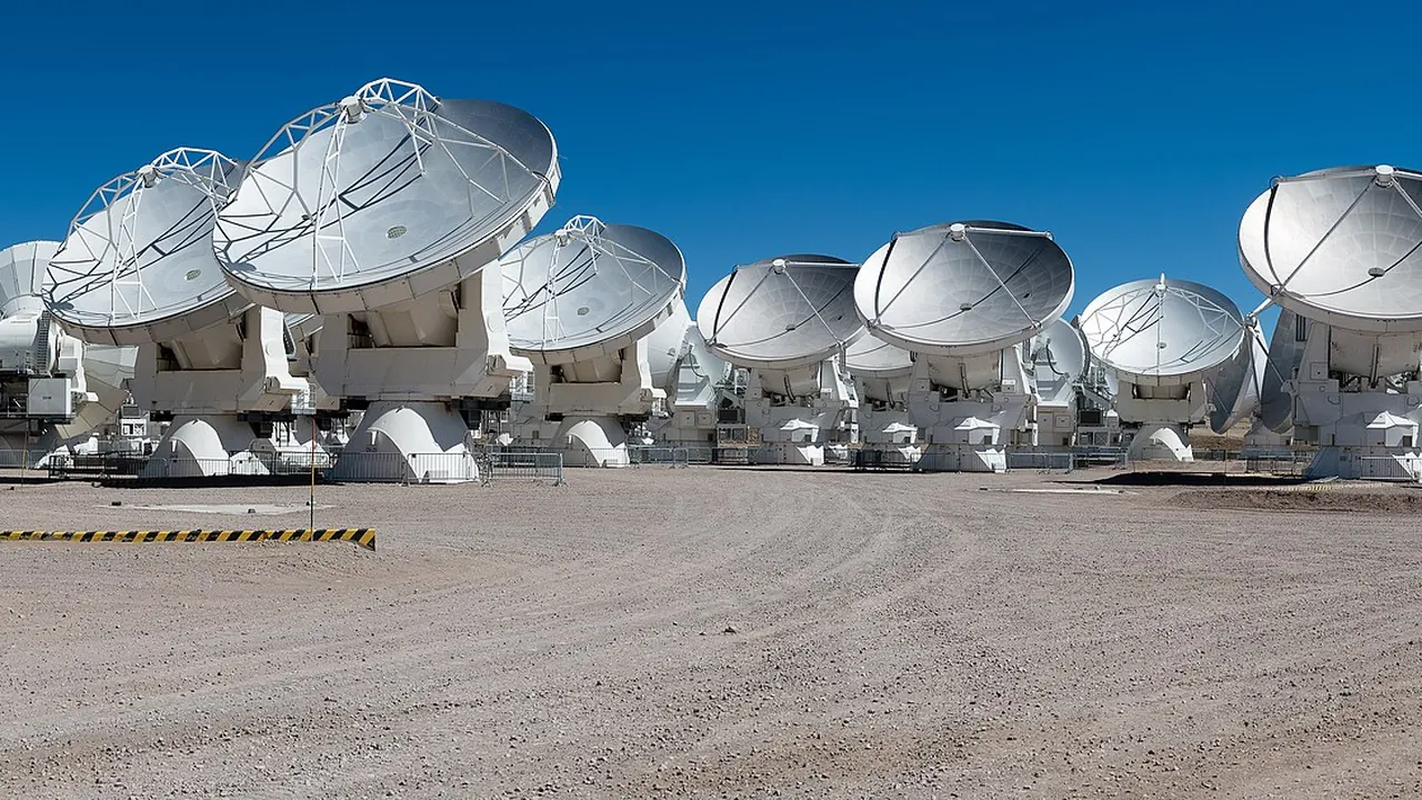 ALMA - Antennas in compact configuration
