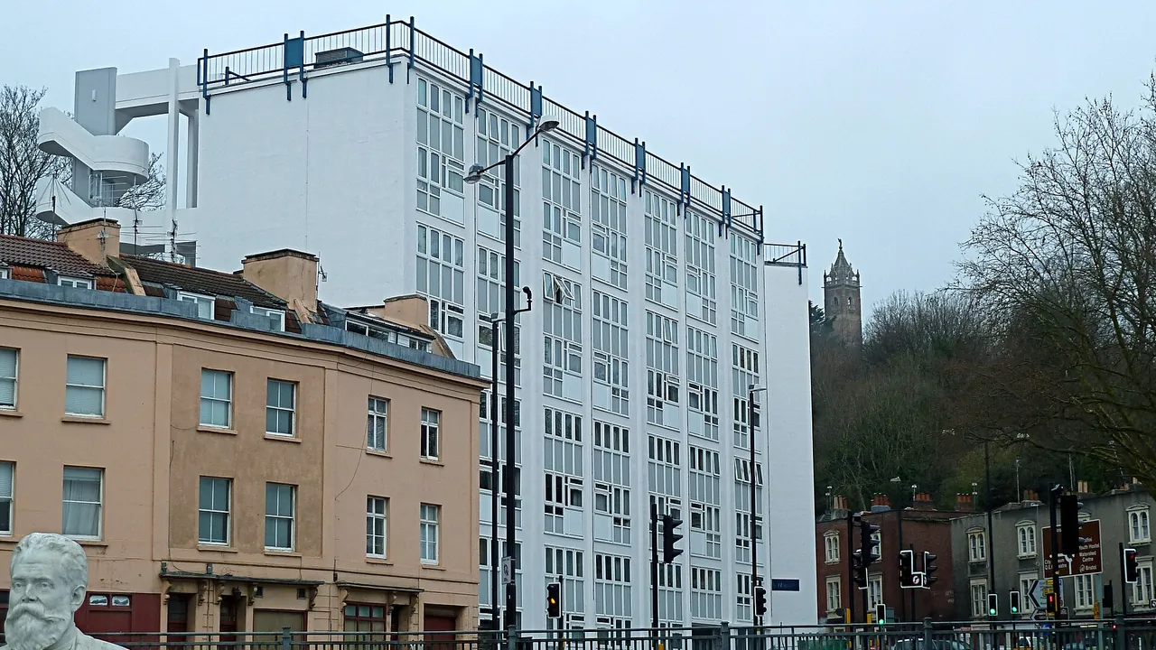 Refurbished apartment block on Jacob's Wells Road, Bristol - geograph.org.uk - 2257339