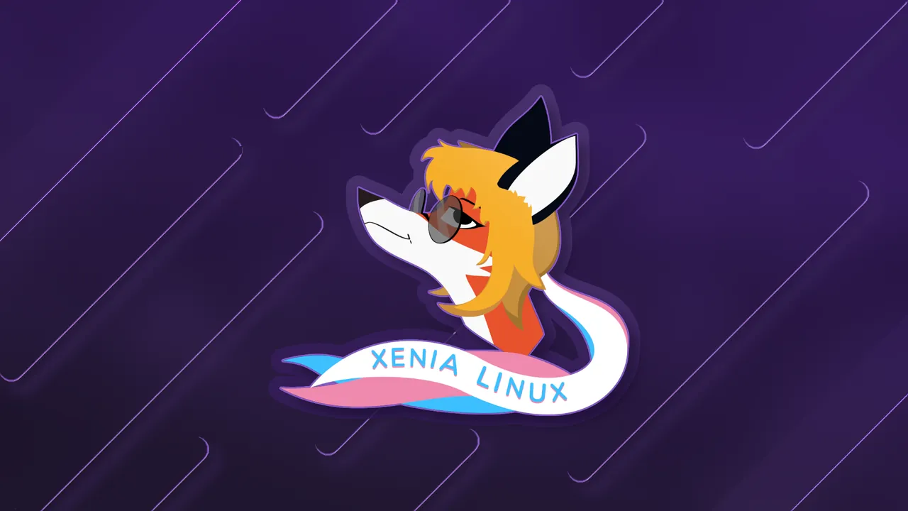 Chimmie - Xenia the Linux Vixen - GIMP wallpaper