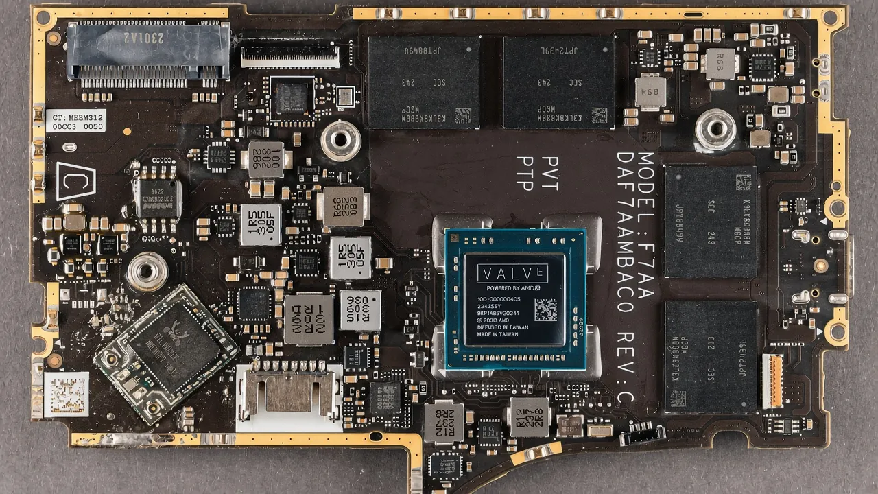 AMD@7nmTSMC@DAPU VanGogh@Zen2 RDNA2@Valve Steamdeck LCD@100-000000405 2242SSY 9KP1485V20241 DSCx01@makro