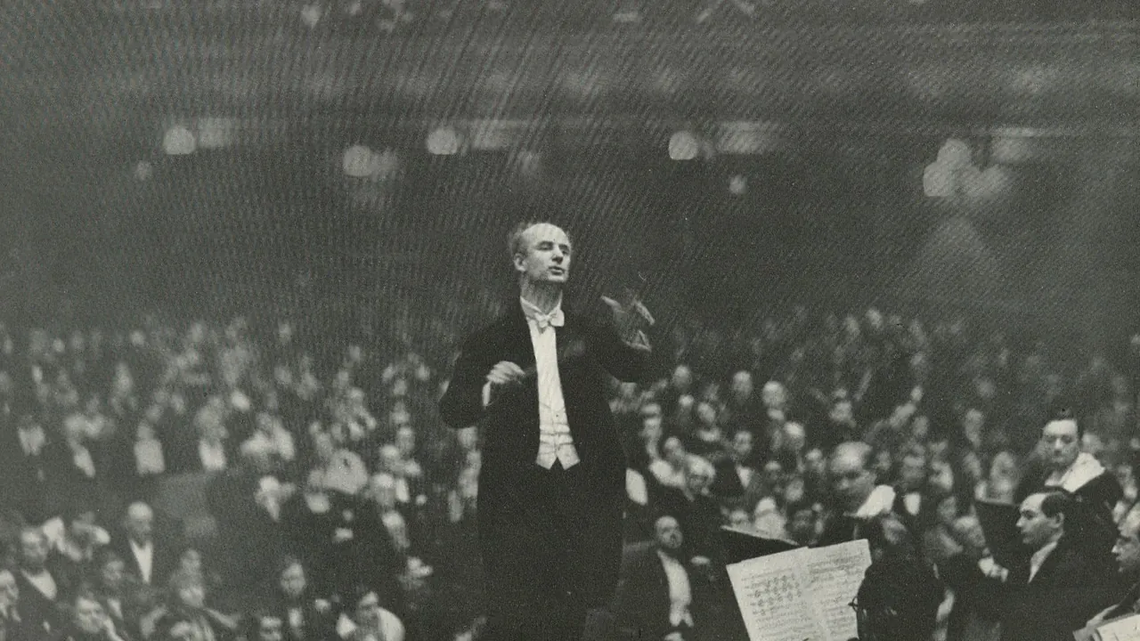 Erich Salomon Wilhelm Furtwängler Queen's Hall London 1