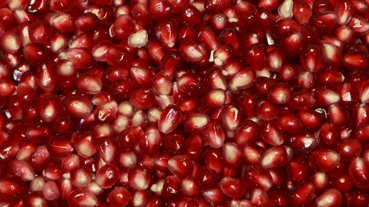 Closeup of pomegranate seeds 20091109a