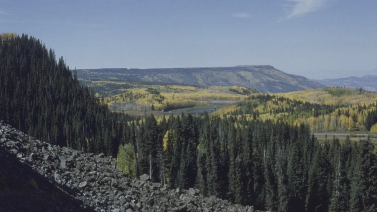Grand Mesa Scenic and Historic Byway - View from the Top of Grand Mesa - NARA - 7718684