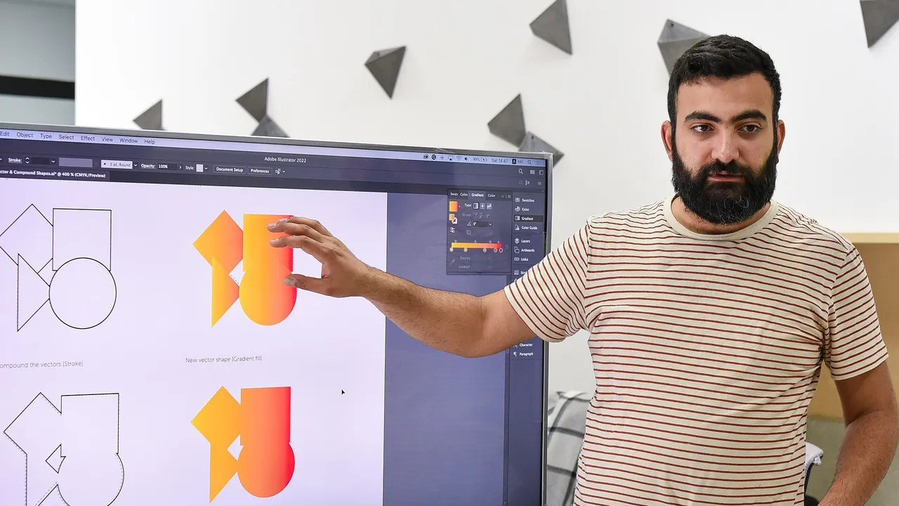 Illustration-Animation course, WikiGraphers. Visualizing Open Knowledge Project