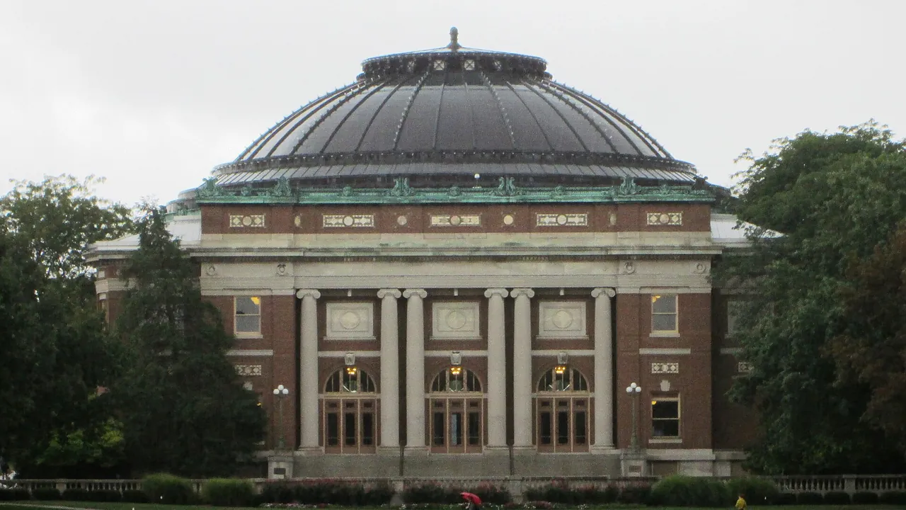 Foellinger Auditorium University of Illinois at Urbana-Champaign from mid-quad