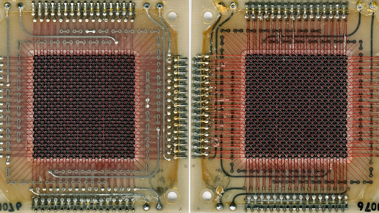 Apollo 1024 bit core memory module