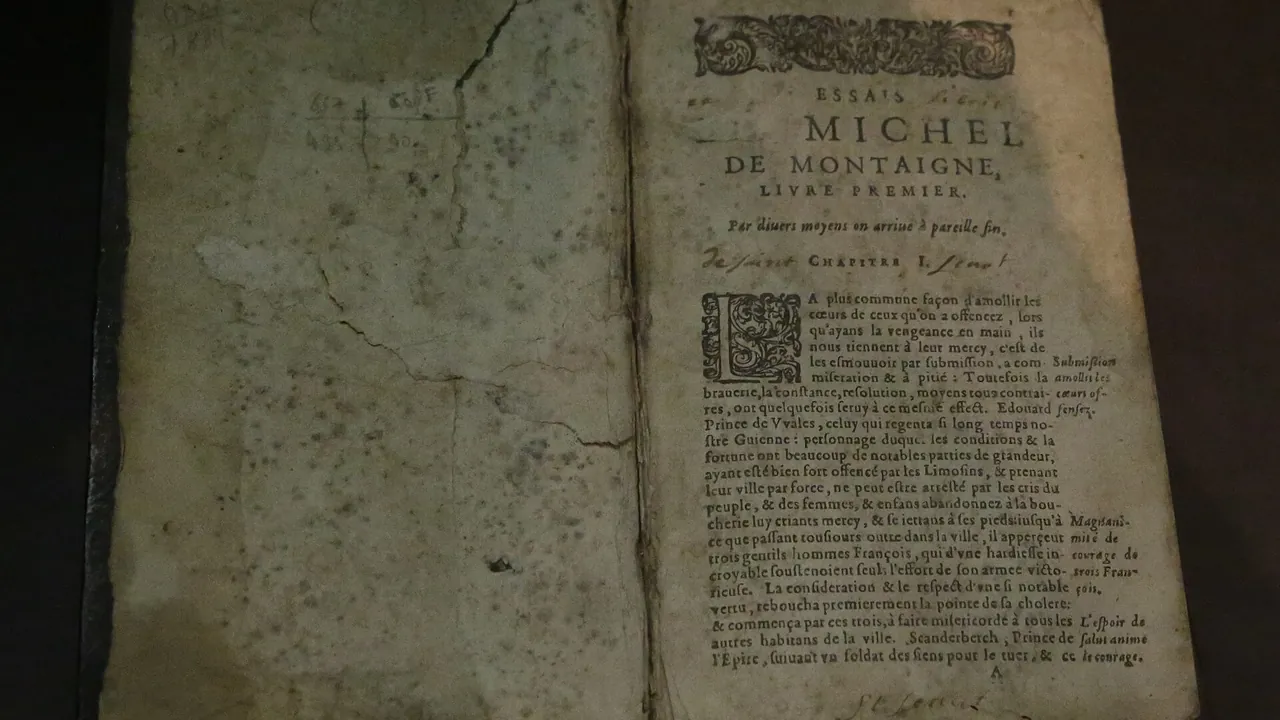 M de Montaigne, Essais