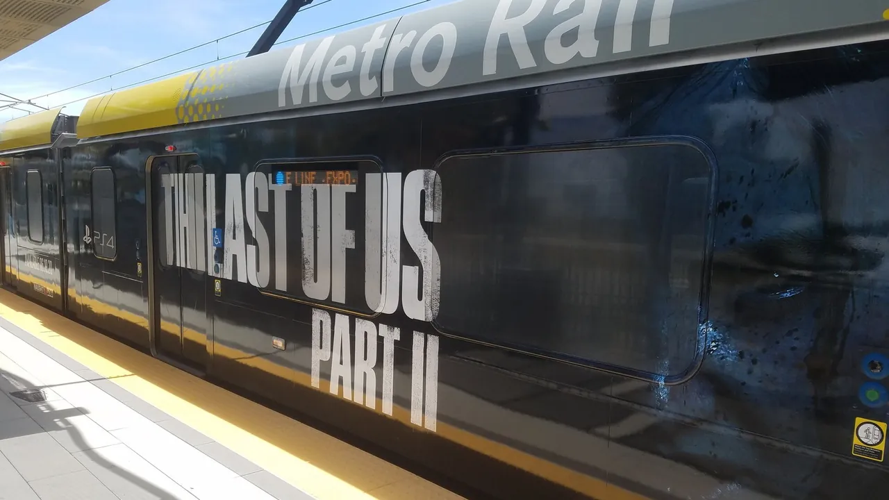 The Last of Us Part II marketing - train
