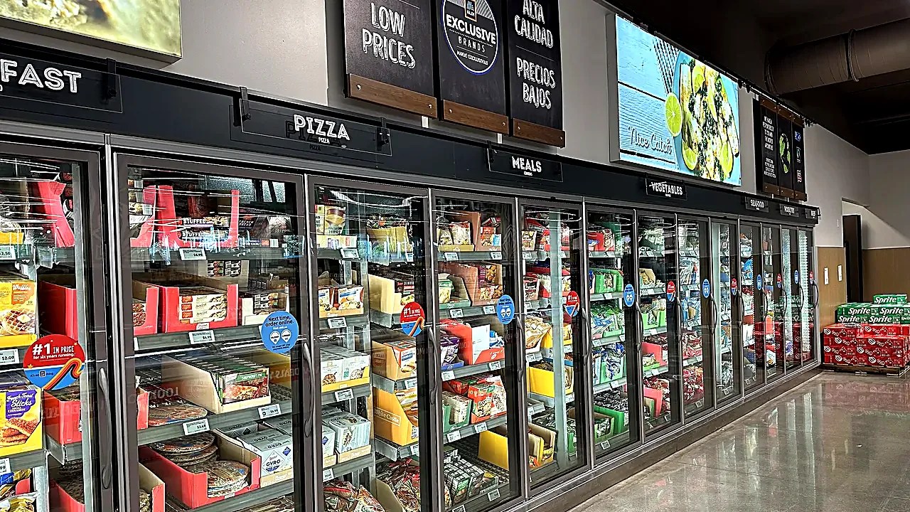 New Aldi Miami FL November 2023 - Freezer Aisle