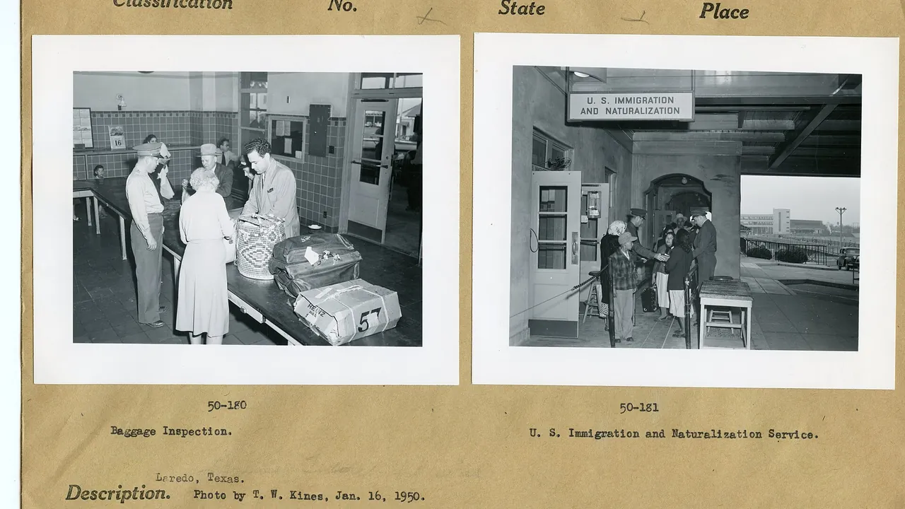 U.S. Customs Inspection - DPLA - 35a793a2b7263315aef8f9643cc18f65