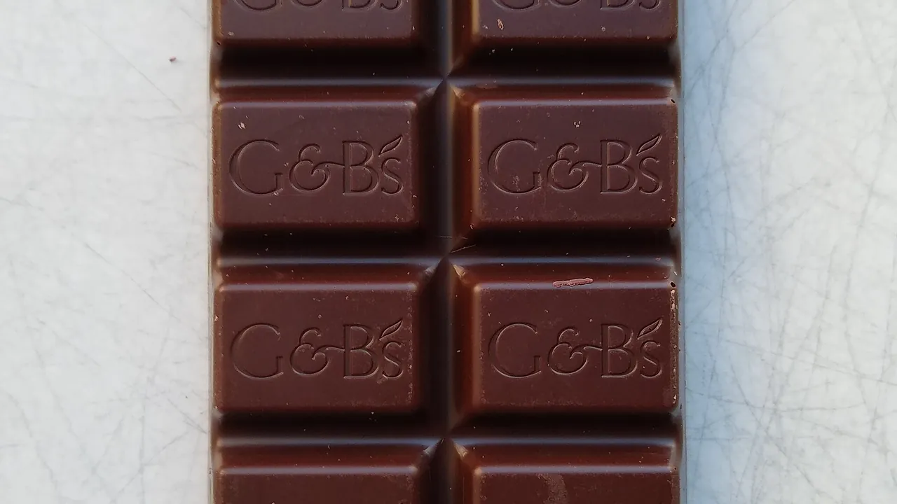 Green and Black's dark chocolate bar 1