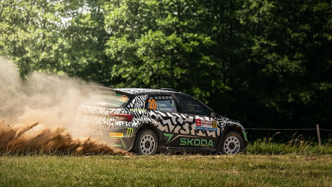 Oliver Solberg, SS4, Rally Poland 2024