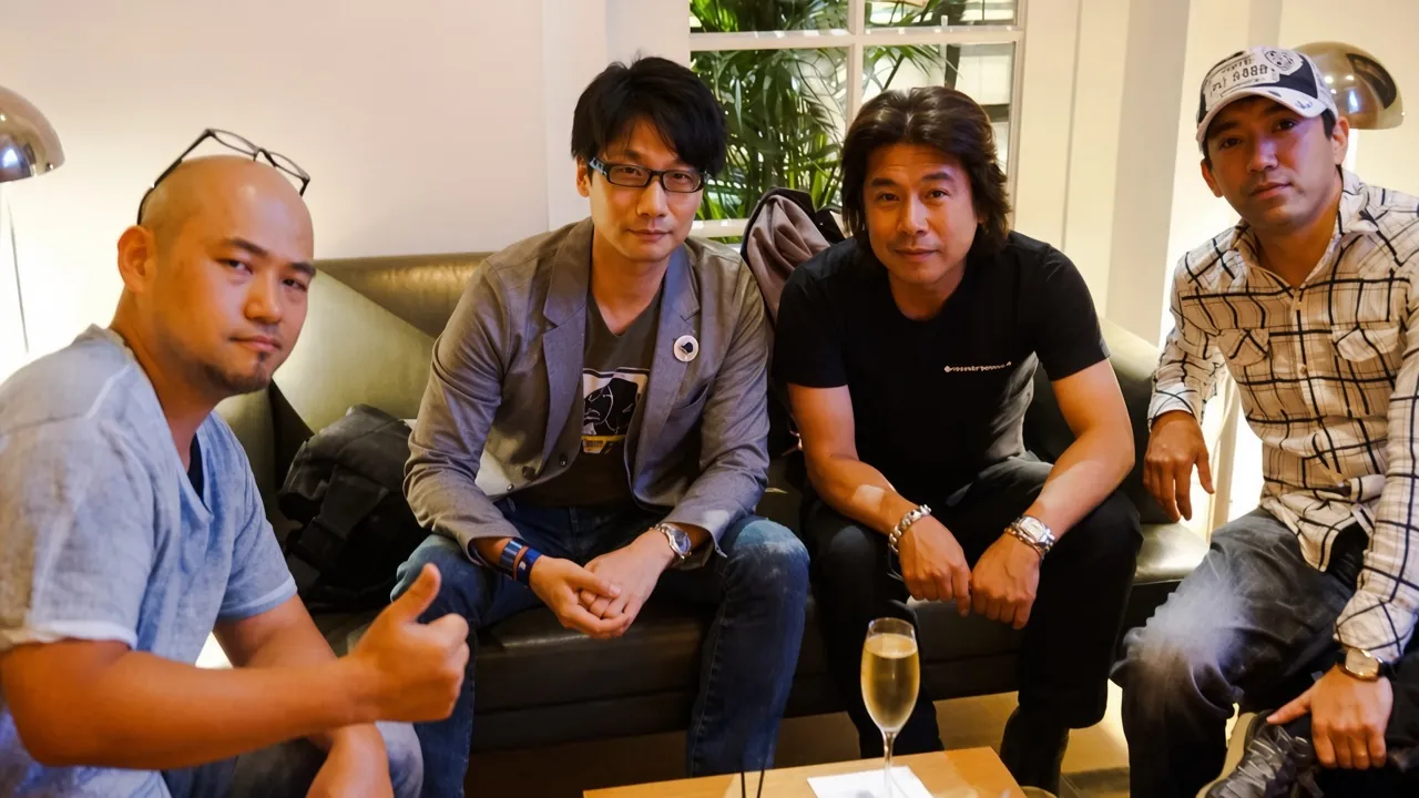 Hideki Kamiya, Hideo Kojima, Tatsuya Minami and Shinji Mikami