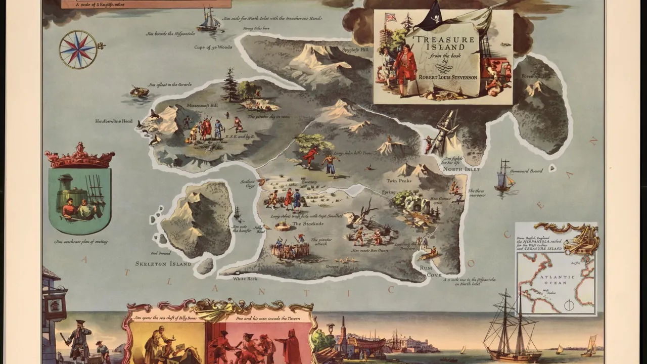 Geography 040 - Map of Treasure Island - 1