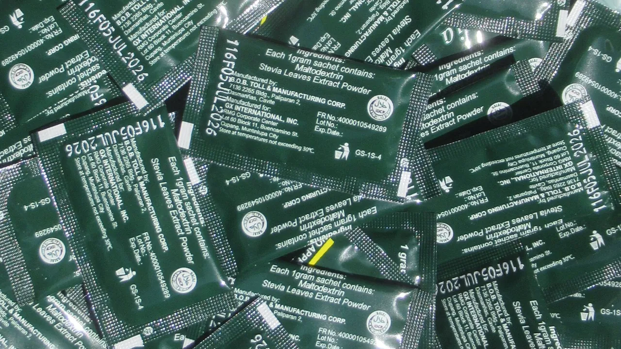 Green Stevia Maltodextrin extract sugar packets PhilippinesA