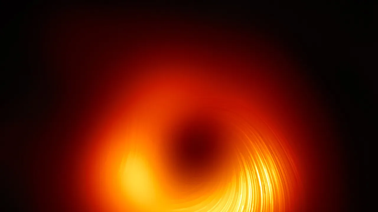 A view of the M87 supermassive black hole in polarised light (eso2105a)