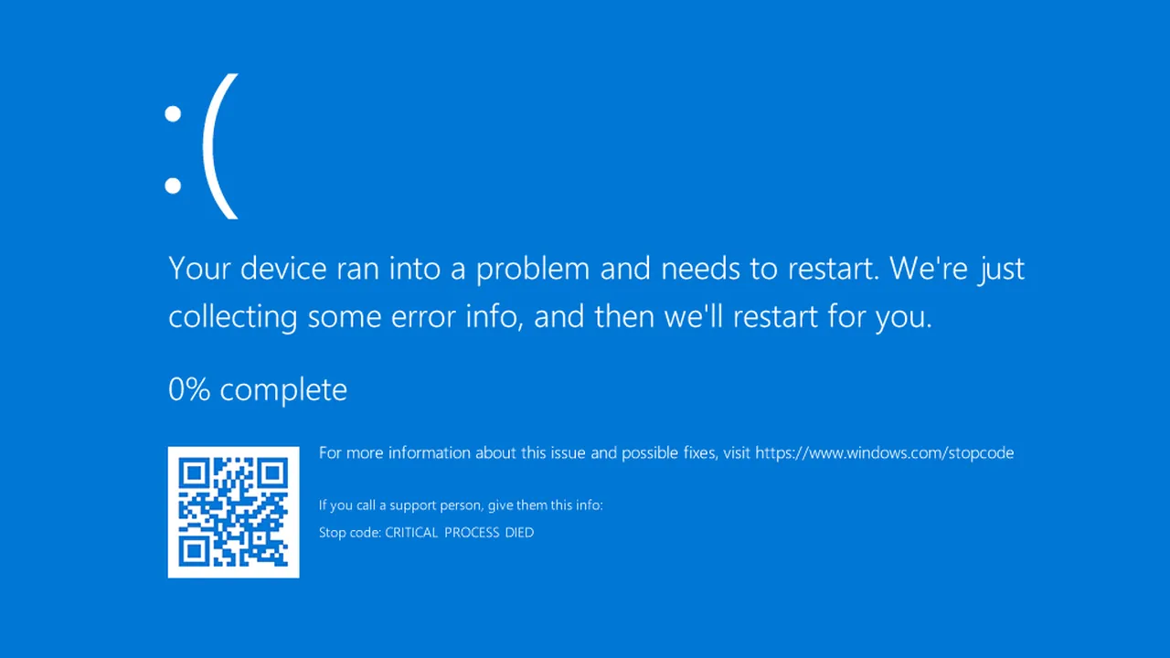 BSoD in Windows 10 May 2020 Update till Windows 10 2022 Update