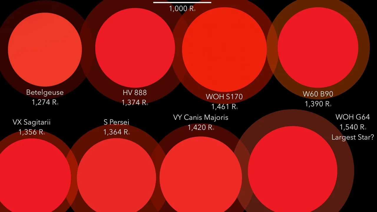 Stars Larger than Betelgeuse