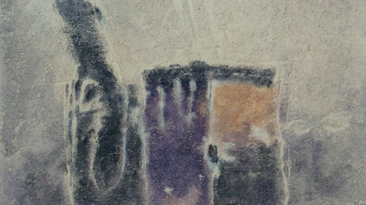 Lascaux, squares painting