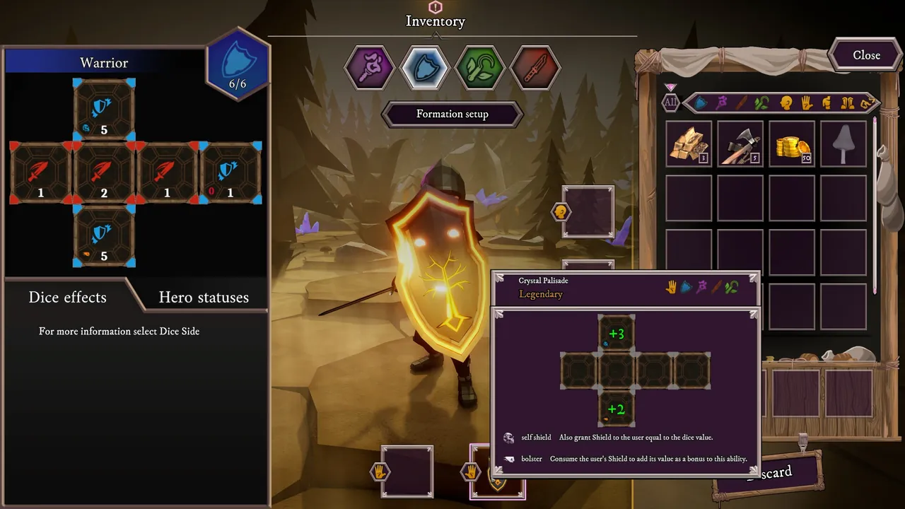Captura de Sigilfarer: A Dice-Rolling Roguelite