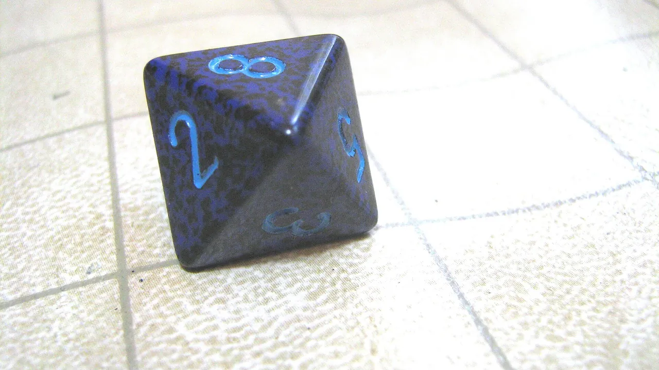 Eight sided die Chessex