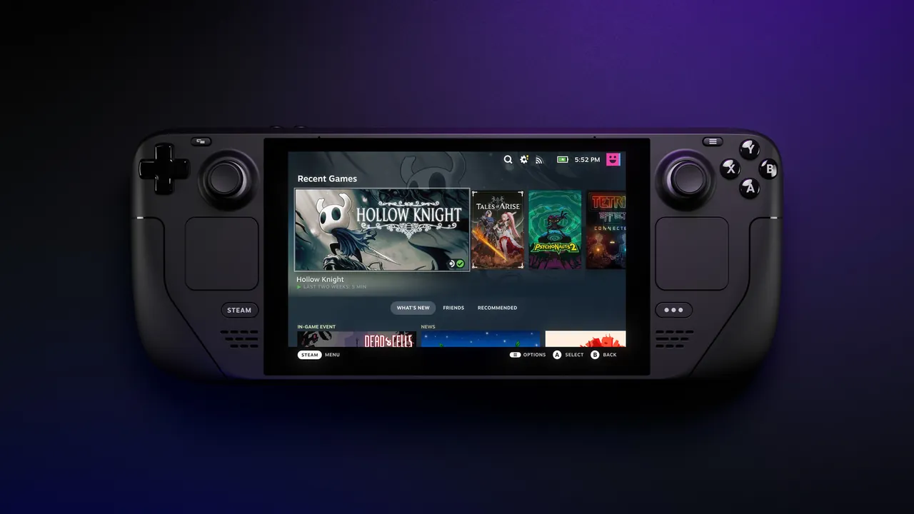 Captura de Steam Deck