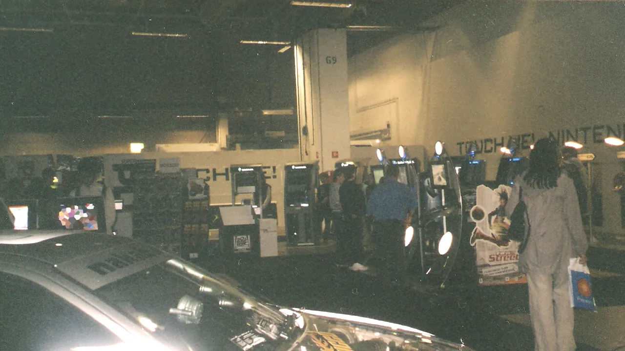 Video game area at the Scandinavian Sci-Fi, Game & Film Convention in Malmö 2005