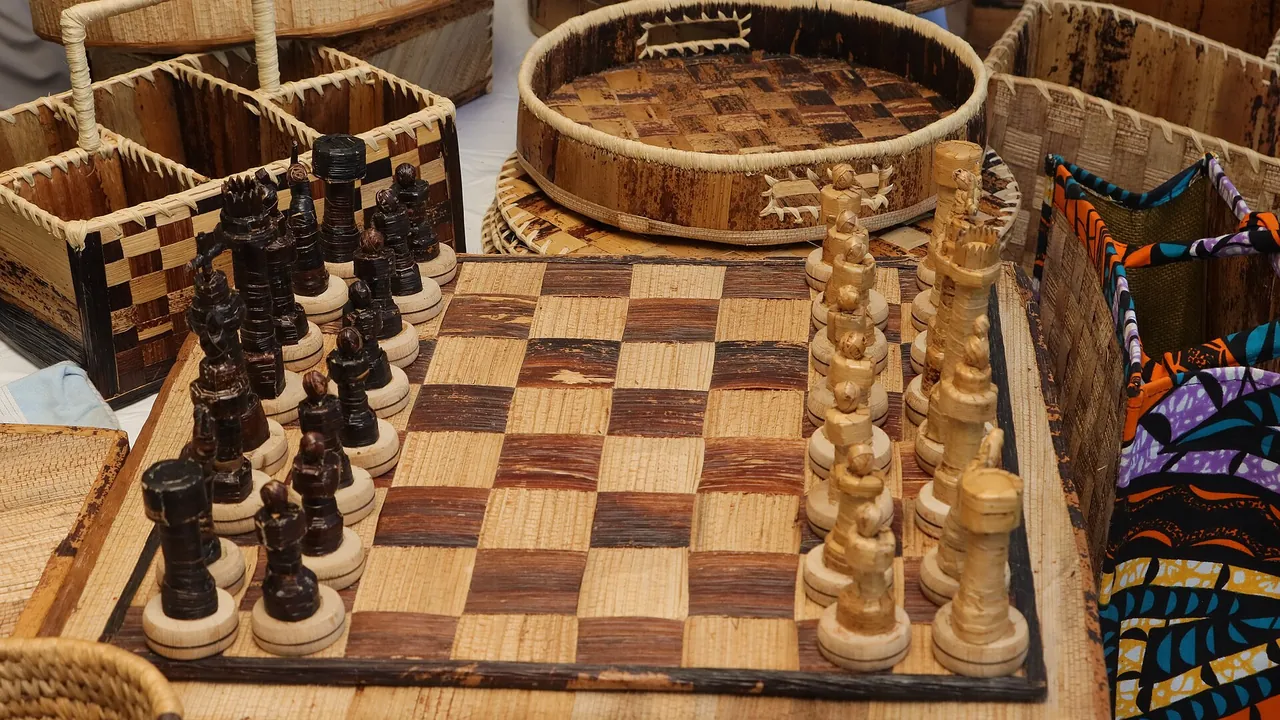 Banana fibre Chess board 01