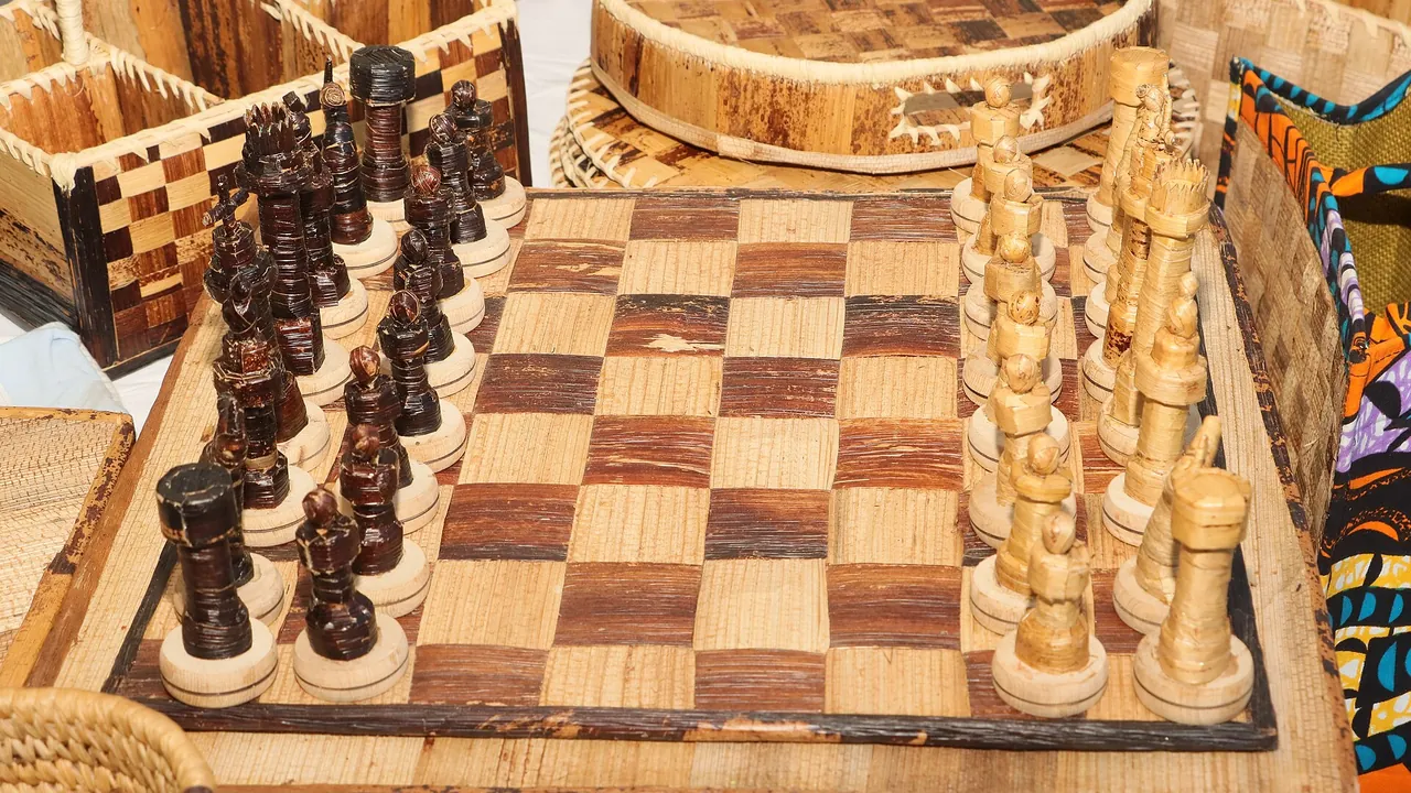 Banana fibre Chess board 02